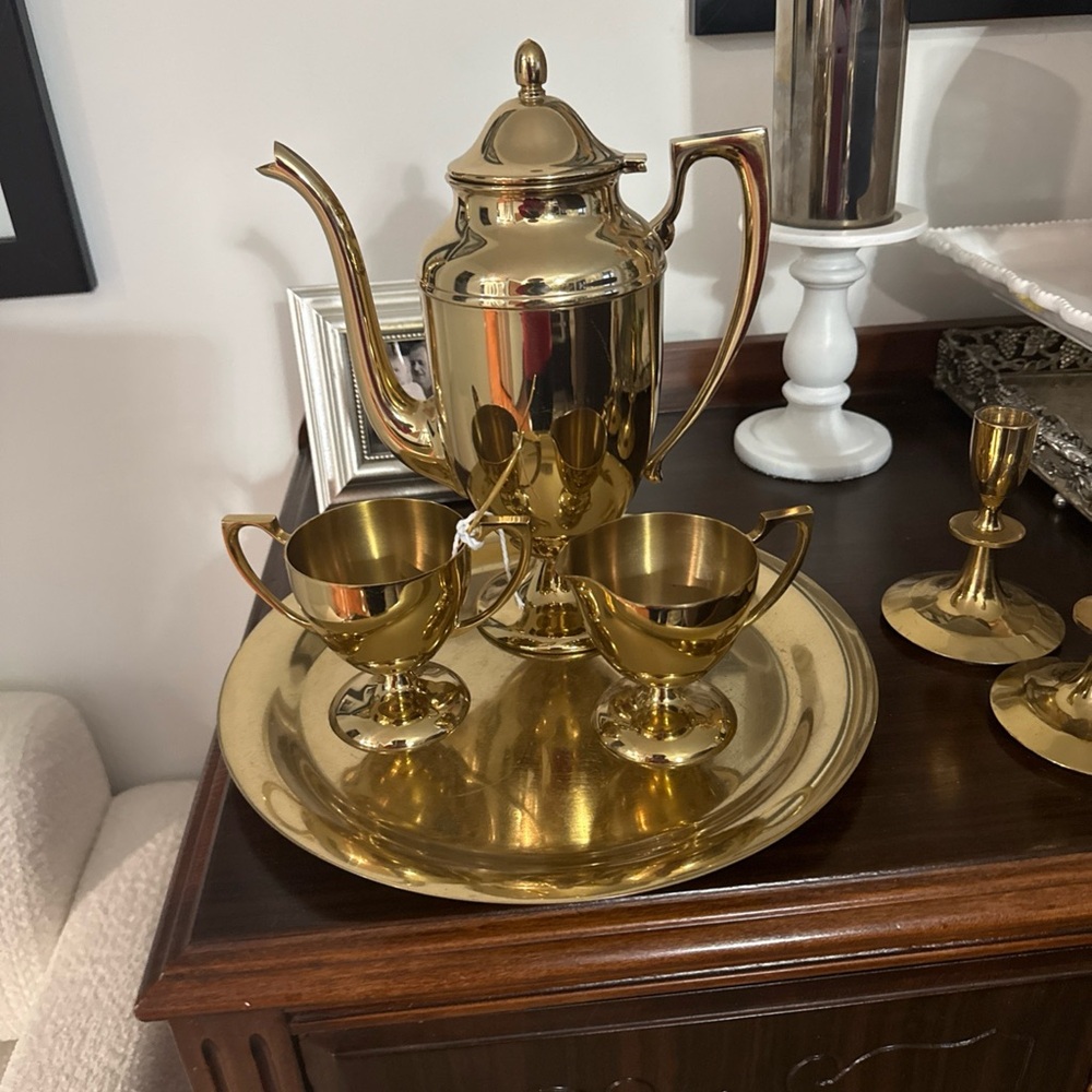 Luxurious Gold Tea Set Dirilyte
